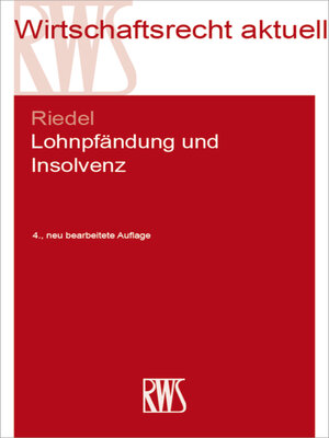cover image of Lohnpfändung und Insolvenz